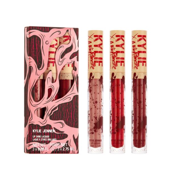 A Nightmare on Elm Street Lip Shine Lacquer Set – Kylie Cosmetics by Kylie Jenner