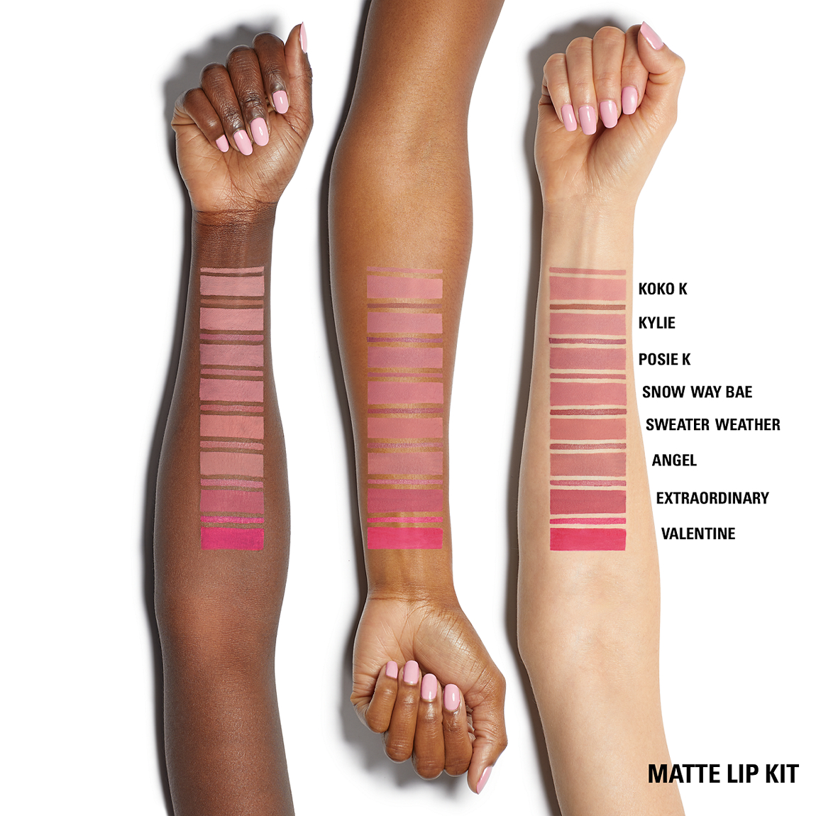 Jenner Lipstick Color Chart