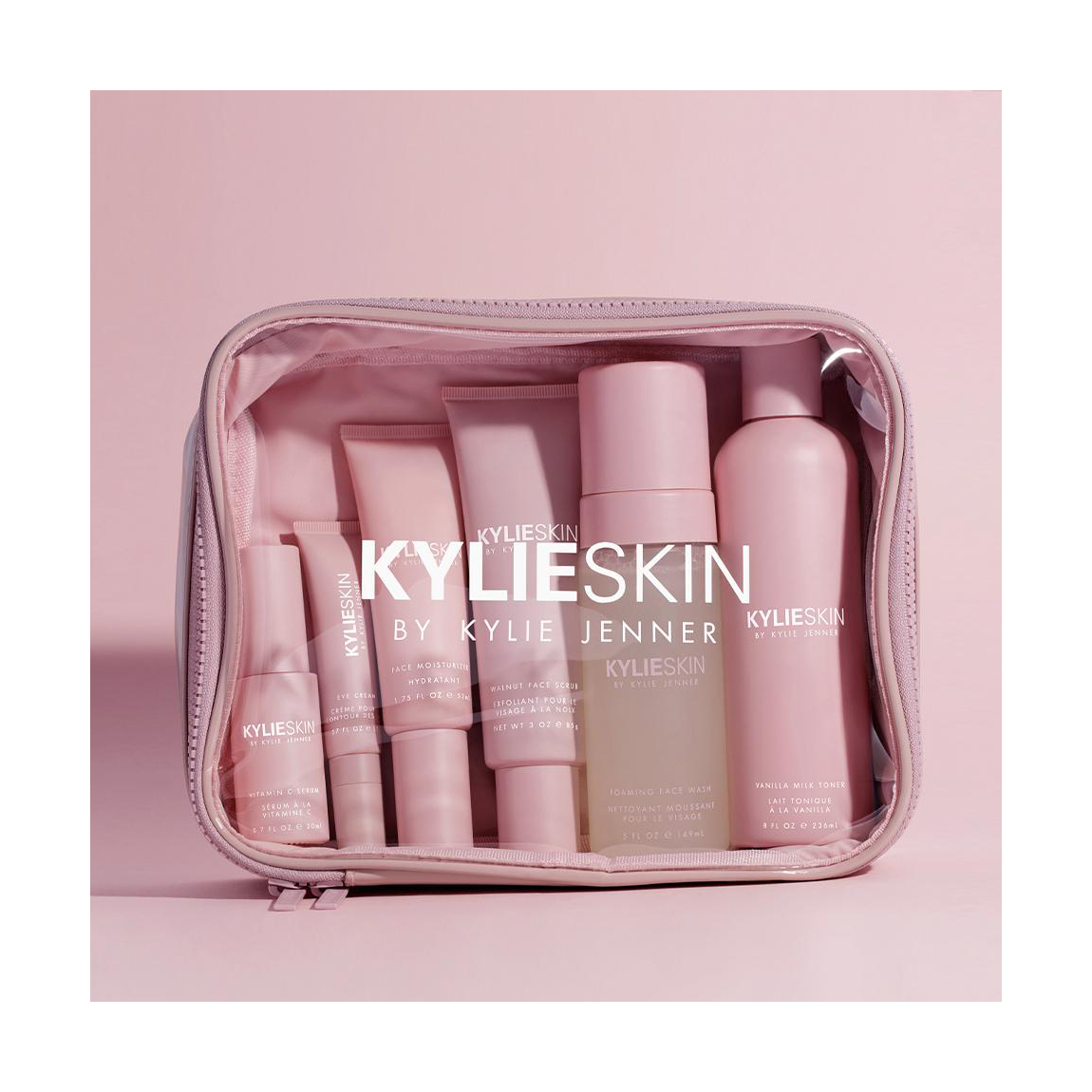 Kylie Skin Set With Bag | Kylie Skin By Kylie Jenner | Kylie Skin 